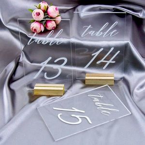 Acyclic Table Number Signs